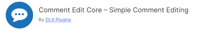 افزونه Comment Edit Core