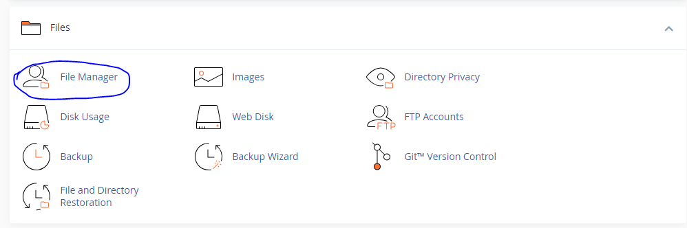 فایل منیجر هاست