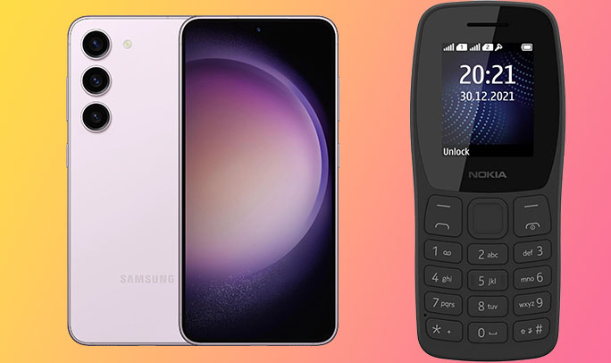 گوشی نسل قدیم با نسل جدید