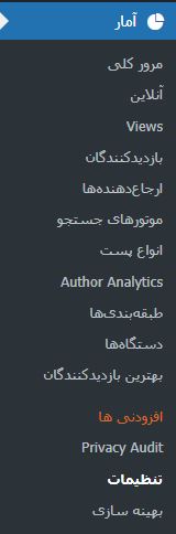 نمایش بازدید سایت در وردپرس با WP Statistics