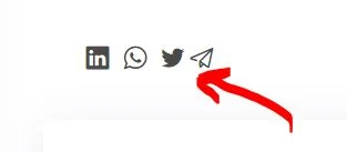 قرار دادن دکمه اشتراک گذاری در پست