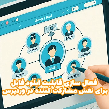 فعال سازی قابلیت آپلود فایل برای نقش مشارکت کننده در وردپرس