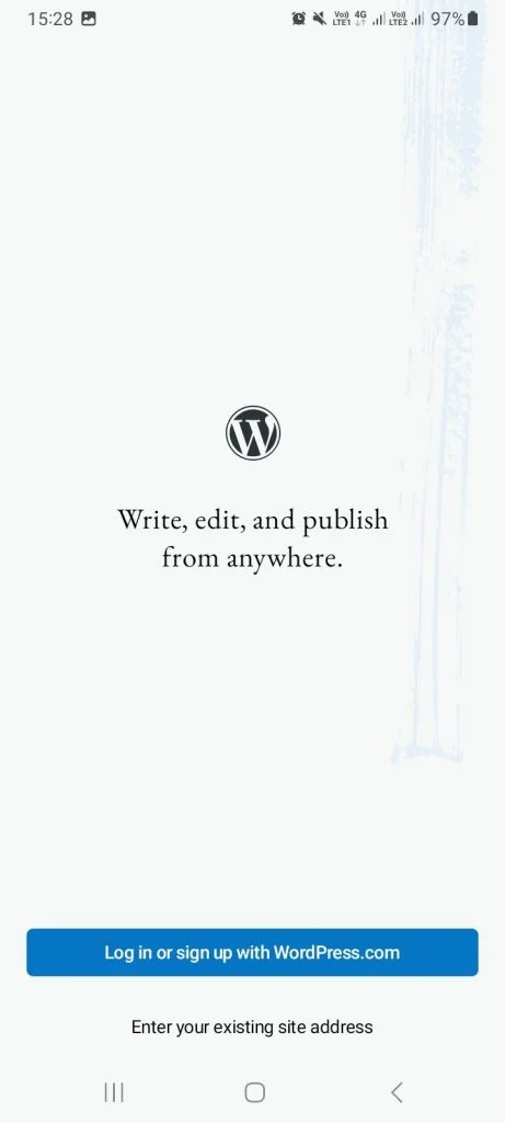 مدیریت سایت وردپرس در گوشی موبایل اندروید