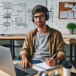 آموزش صفر تا صد تولید محتوا