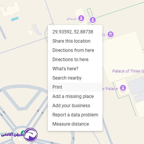 نمایش نقشه گوگل مپ در سایت