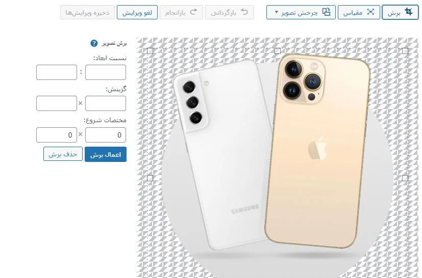 ویرایش تصویر به صورت آنلاین در وردپرس