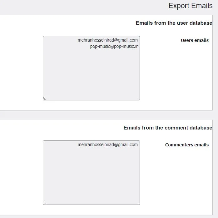 خروجی گرفتن از لیست همه کاربران در سایت وردپرس