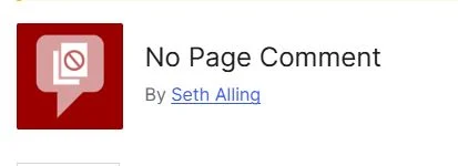 No Page Comment
