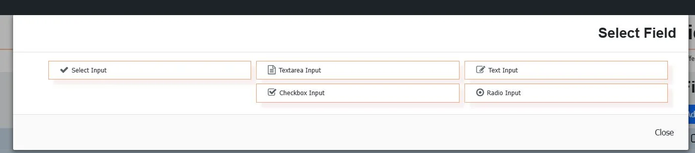 انتخاب نوع فیلد جدید در نظرات سایت خود