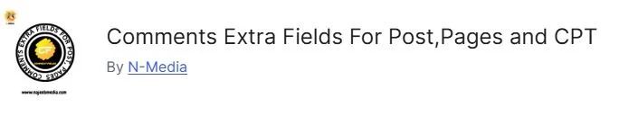 افزونه Comments Extra Fields