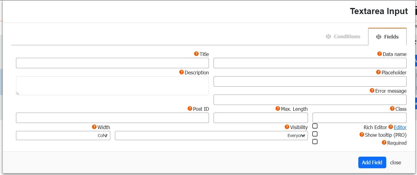 آموزش Textarea Input