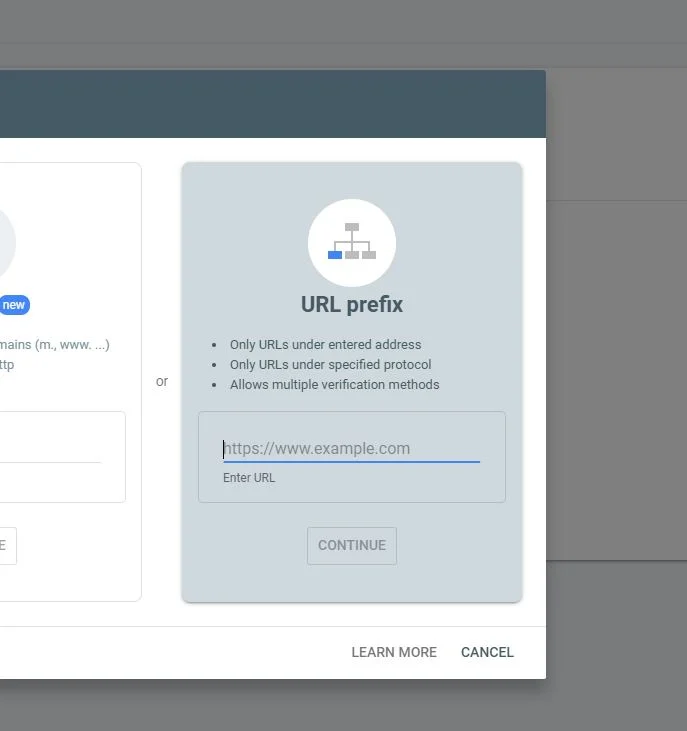 ثبت سایت با WWW در سرچ کنسول