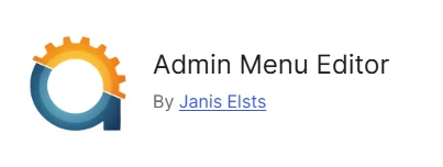 افزونه Admin Menu Editor