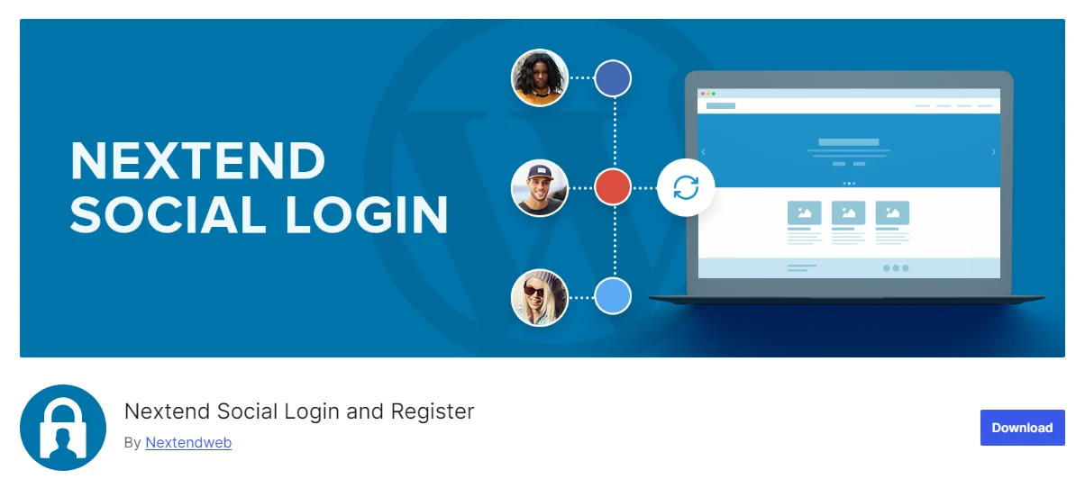 Nextend Social Login and Register یکی دیگر از افزونه های ثبت نام در سایت وردپرسی