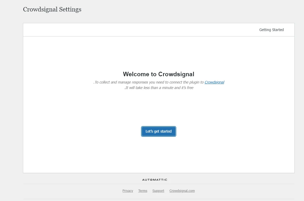 اتصال به سایت ایجاد نظرسنجی در وردپرس
