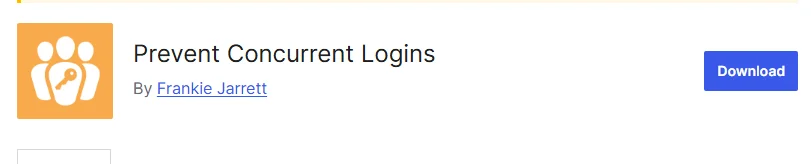 افزونه prevent concurrent logins
