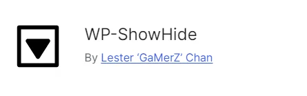 آشنایی با افزونه WP ShowHide