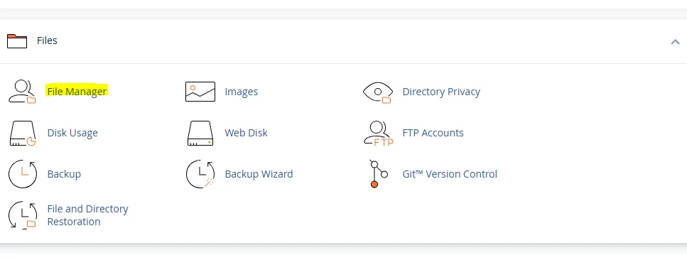 فایل منیجر هاست سی پنل