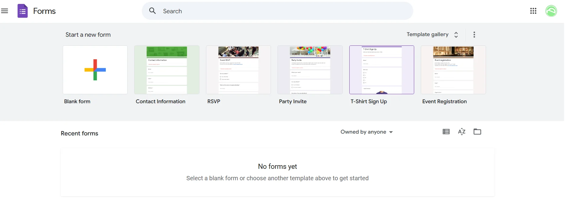 ساخت فرم در گوگل فرم