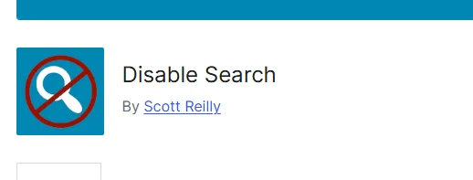 افزونه غیرفعال کردن فرم جستجو