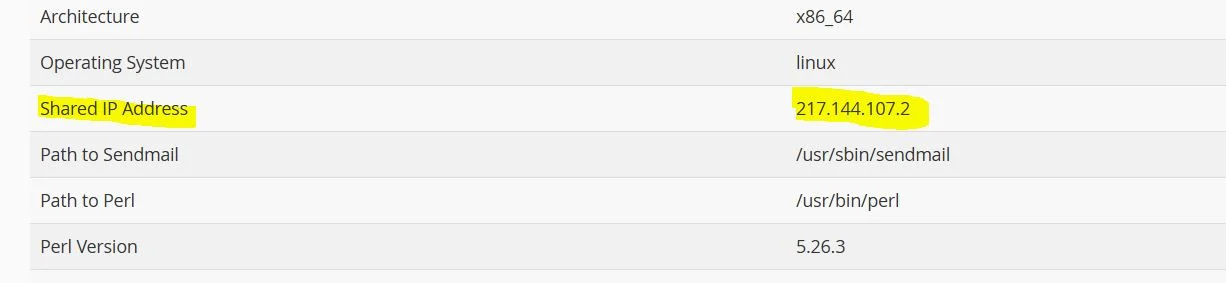 پیدا کردن IP آدرس در Cpanel