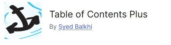 آشنایی با افزونه Table Of Contents Plus