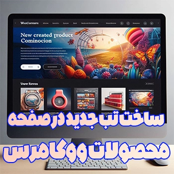 ساخت بخش جدید در صفحه محصولات ووکامرس با فیلم آموزشی