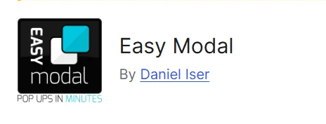 آشنـــایی با افزونه Easy Modal