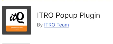 آشنایی با افزونه ITRO Popup Plugin