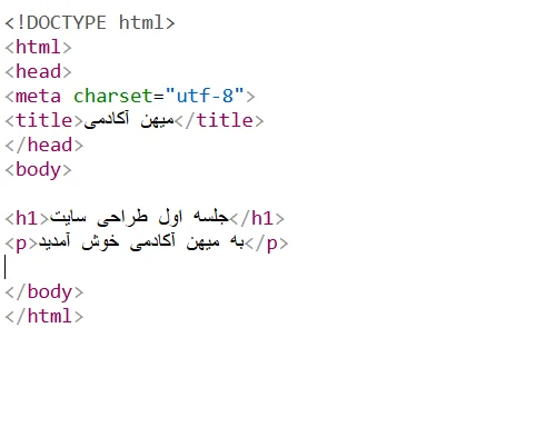 آشنایی با ساختار صفحات وب