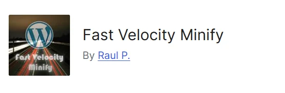 معرفی افزونه Fast Velocity Minify