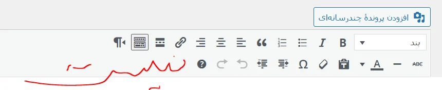 استفاده از کلیدهای میانبر در ویرایشگر کلاسیک وردپرس
