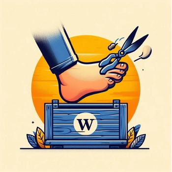 حذف یا تغییر متن کپی رایت در فوتر قالب وردپرس