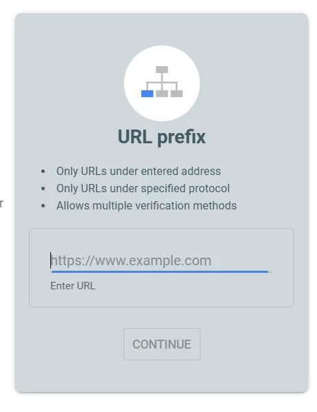 ثبت سایت از طریق Url Prefix