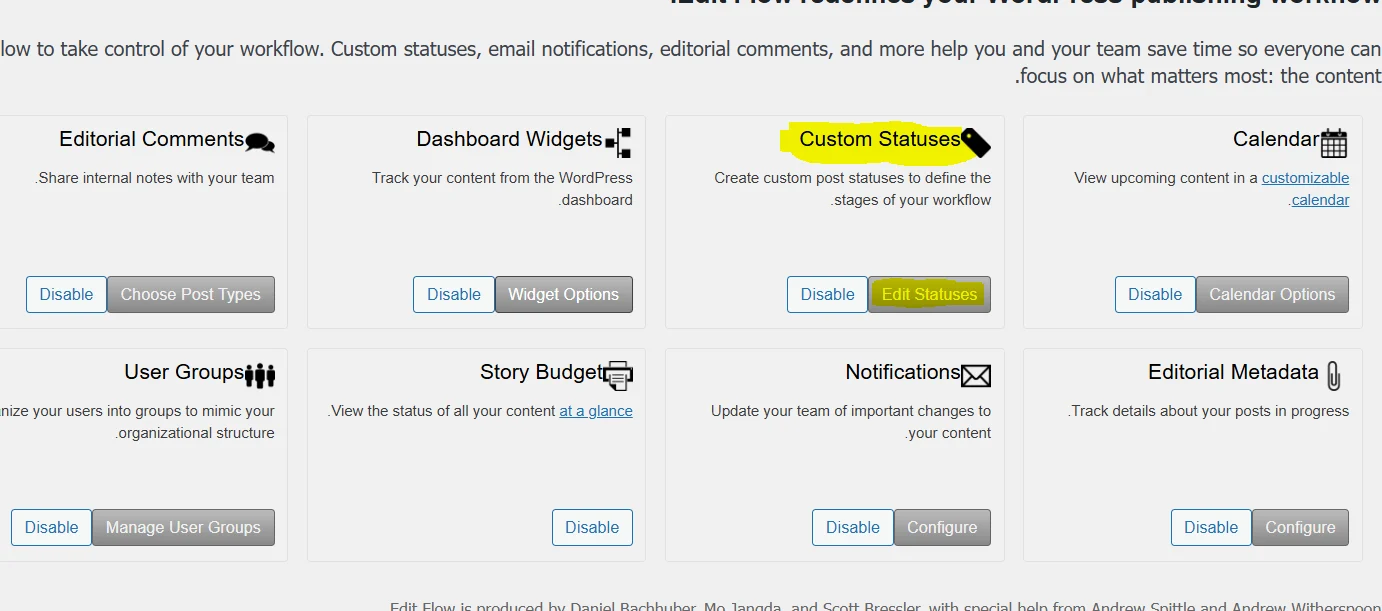 ساخت وضعیت پست ها در وردپرس