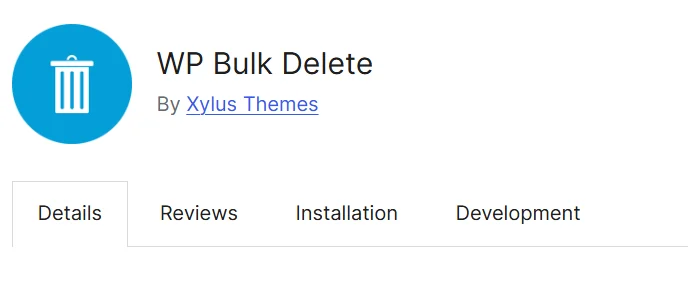 WP Bulk Delete